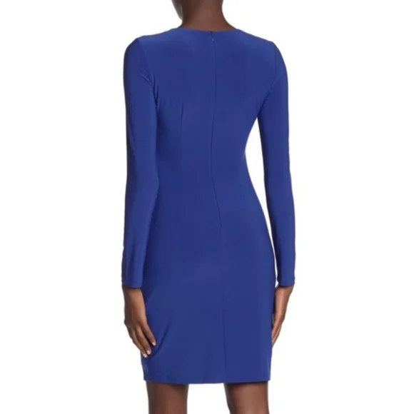 Vince Camuto Royal Blue Long Sleeve Dress - Picture 2 of 12